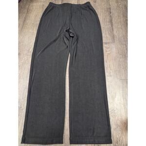 Chico's Travelers Solid Black Elastic Waist Flowy Pants Size 3 Tall Long - XL 16
